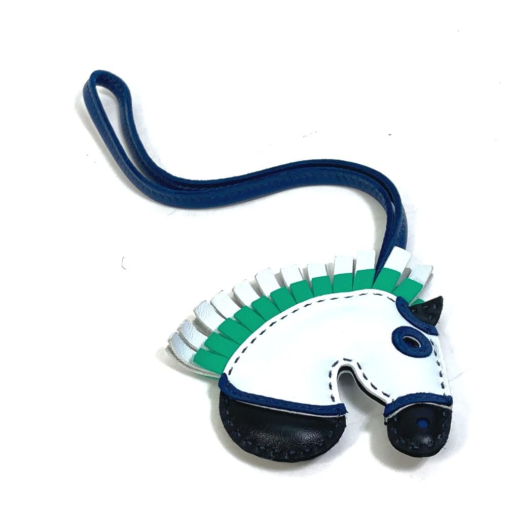 ❤未使用品❤ジージーカマイユチャーム ライム バッグチャーム エルメス Ｕ刻印 HERMES（エルメス） ジージー カマイユ バッグチャーム コルナリンx