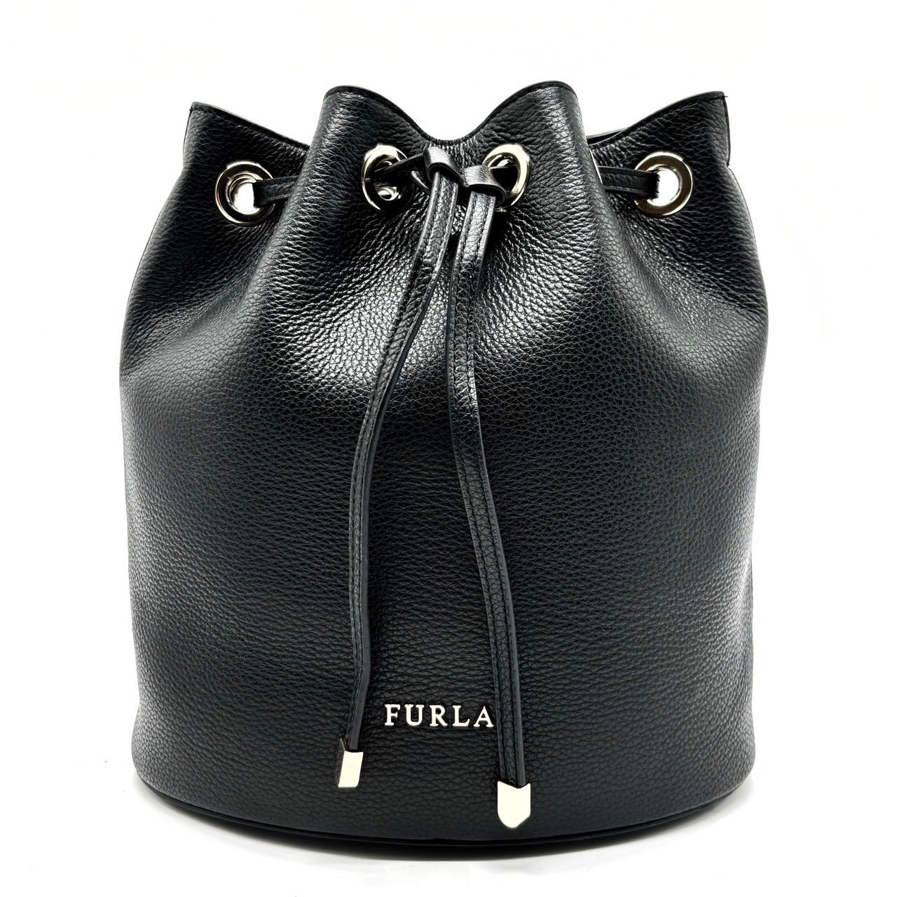 ✨極美品✨ FURLA フルラ ショルダーバッグ トートバッグ 巾着 ロゴ型 