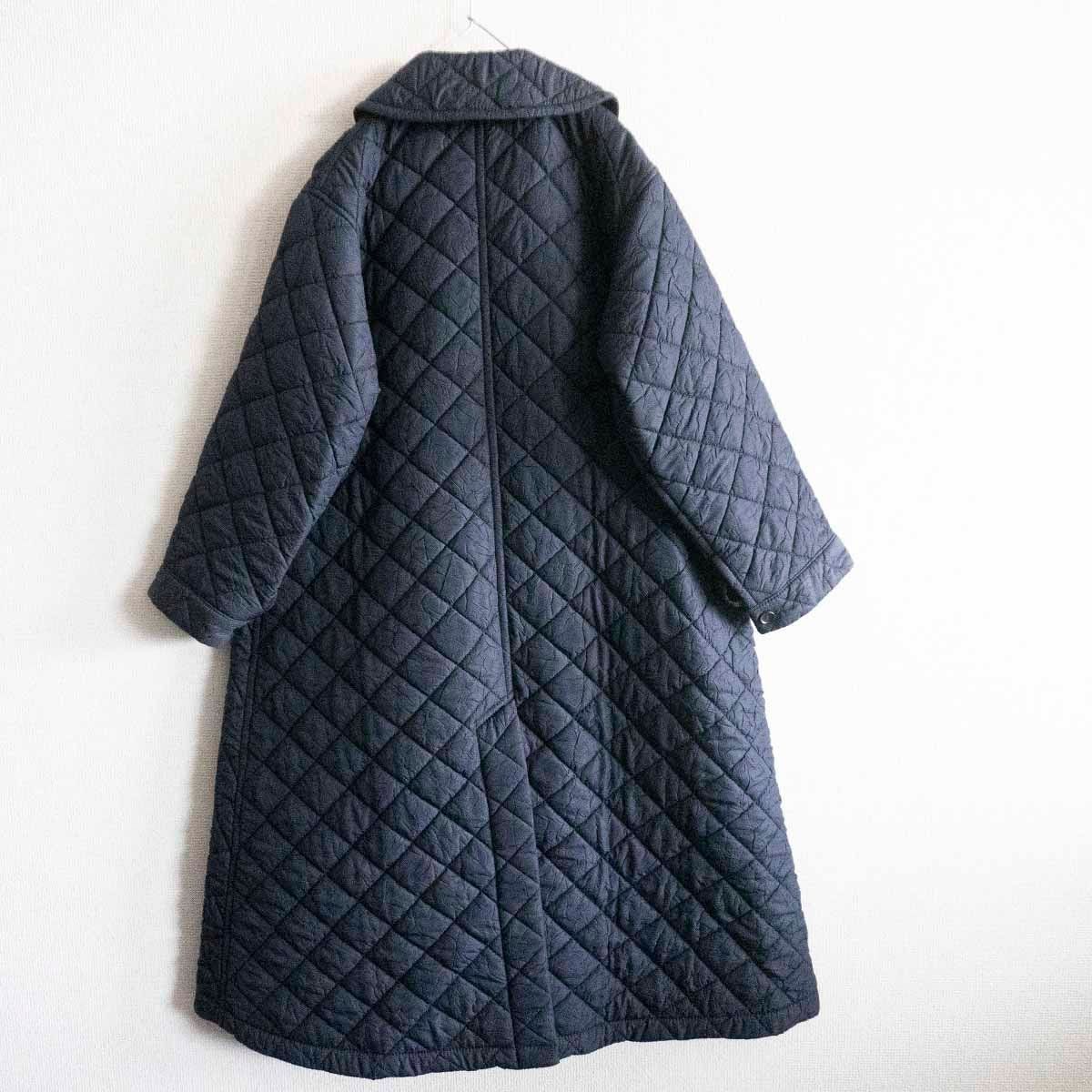 極美品】tricot COMME des GARCONS 【2018AW/ 丸襟 キルティングコート】S トリコ コムデギャルソン ネイビー  2312049 - メルカリ