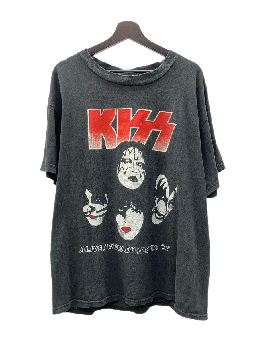 96年 KISS ヴィンテージ バンドT 両面プリント 96年 KISS ヴィンテージ バンドT 両面プリント