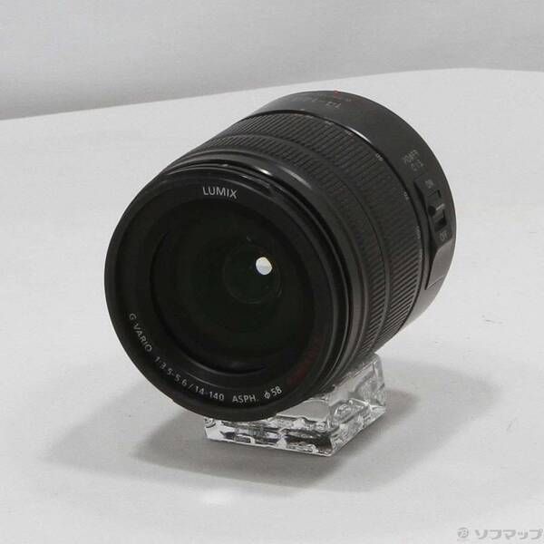 中古品〕 LUMIX G VARIO 14-140mm／F3.5-5.6 H-FS14140-K (ブラック