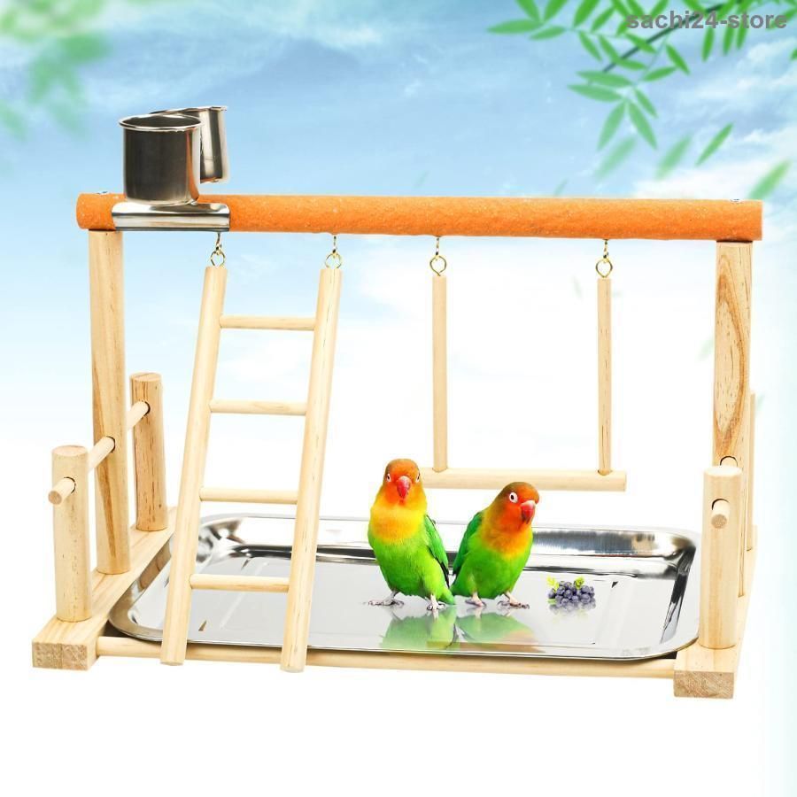 鳥スタンド 止まり木 バードアスレチック 玩具 インコスタンド
