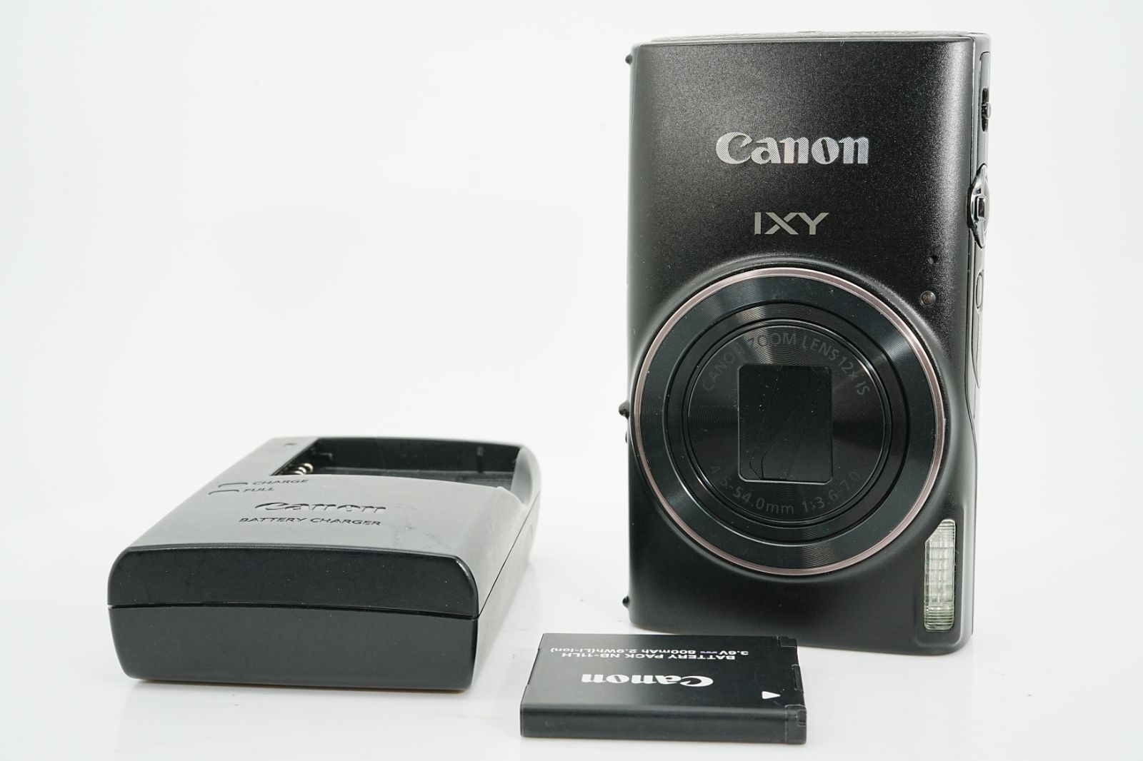 美品 Canon コンパクトデジタルカメラ IXY 650 ブラック 光学12倍 
