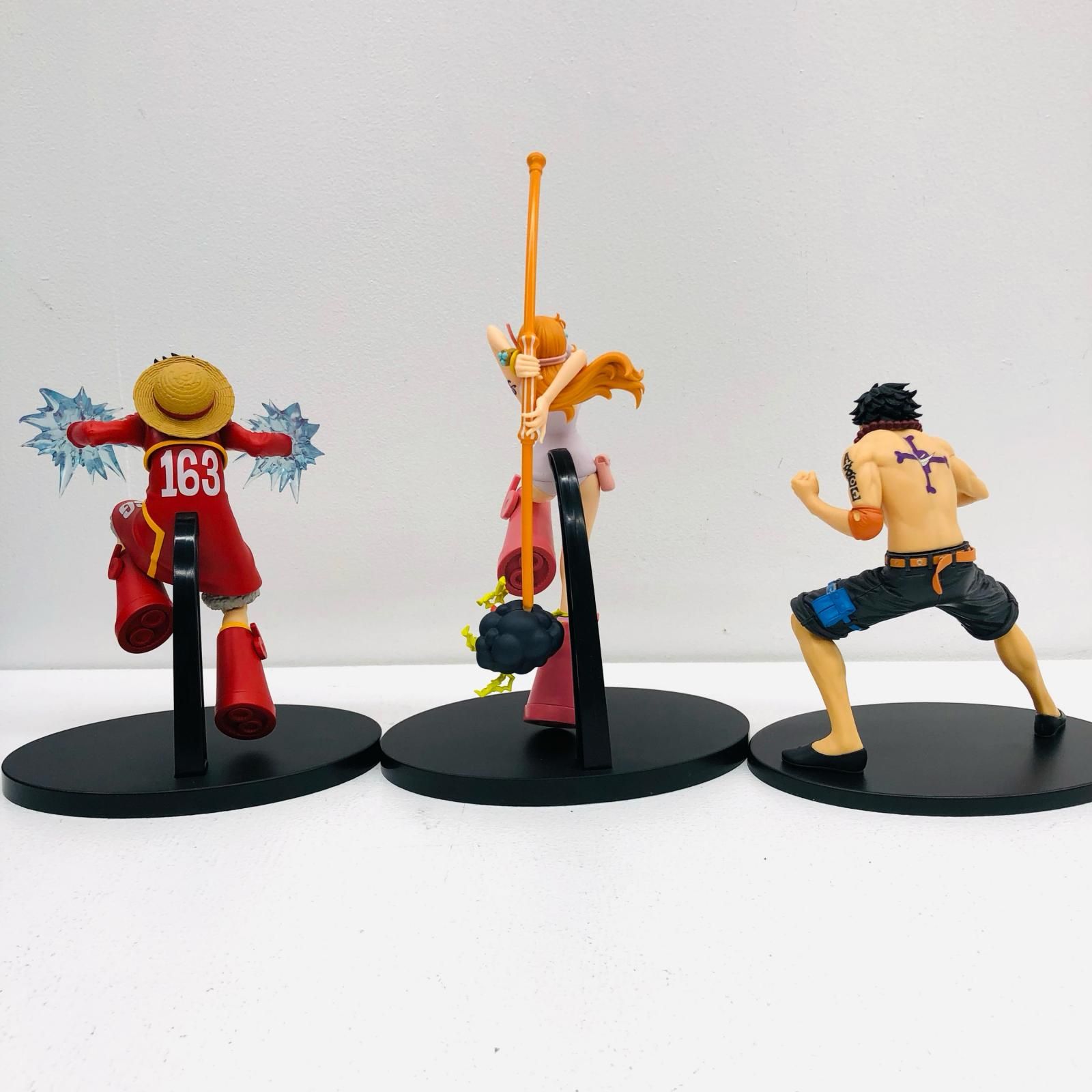ワンピース フィギュア ナミ エース ルフィー ワンピースフィギュア ONE PIECE ルフィ エース ACE 番傘