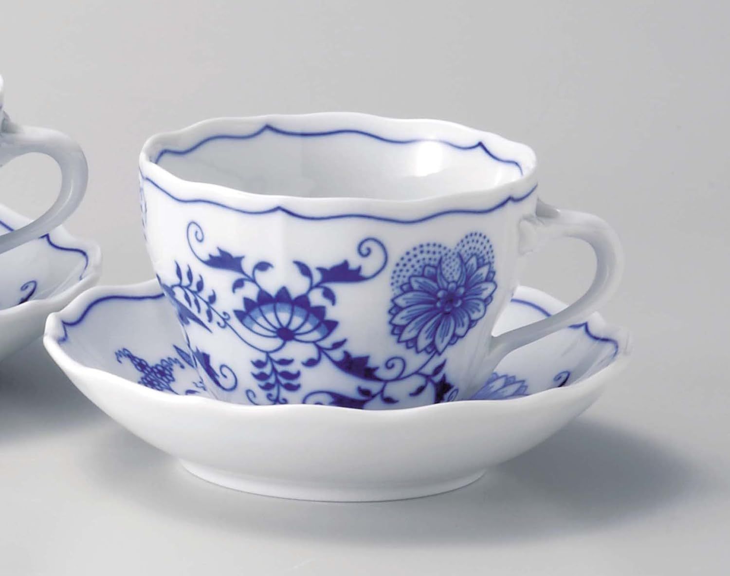 美品】カールスバード ブルーオニオン カップ＆ソーサー スクエア