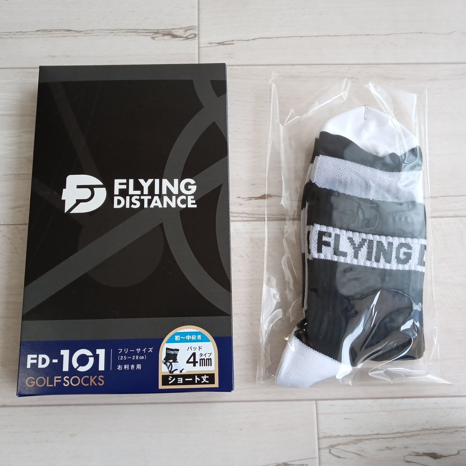 Men s ゴルフ FD-SOLE SOCKS フライングディスタンス パッド４ｍｍタイプ フリーサイズ２５～２８ｃｍ ２足セット販売