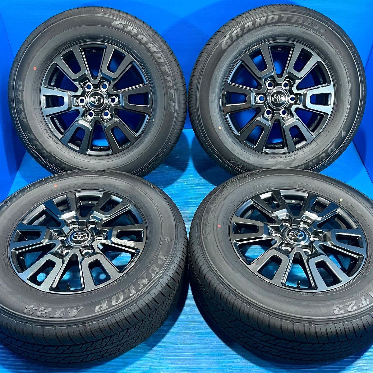 ランクル250VX新車外しDUNLOP GRANDTREK 18インチタイヤ4本 ホイール・タイヤ・18インチ【新車外し】ランドクルーザー250VX