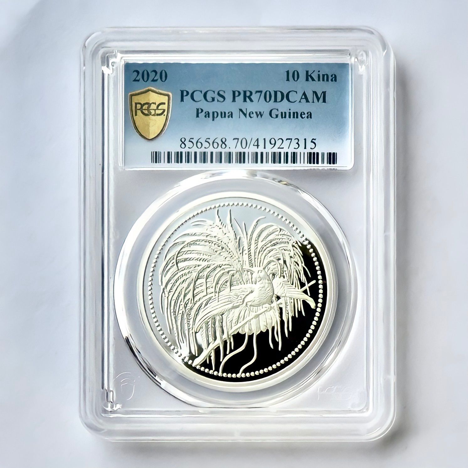 2020年 パプアニューギニア 極楽鳥 PCGS PR70 10キナ 銀貨 - メルカリ