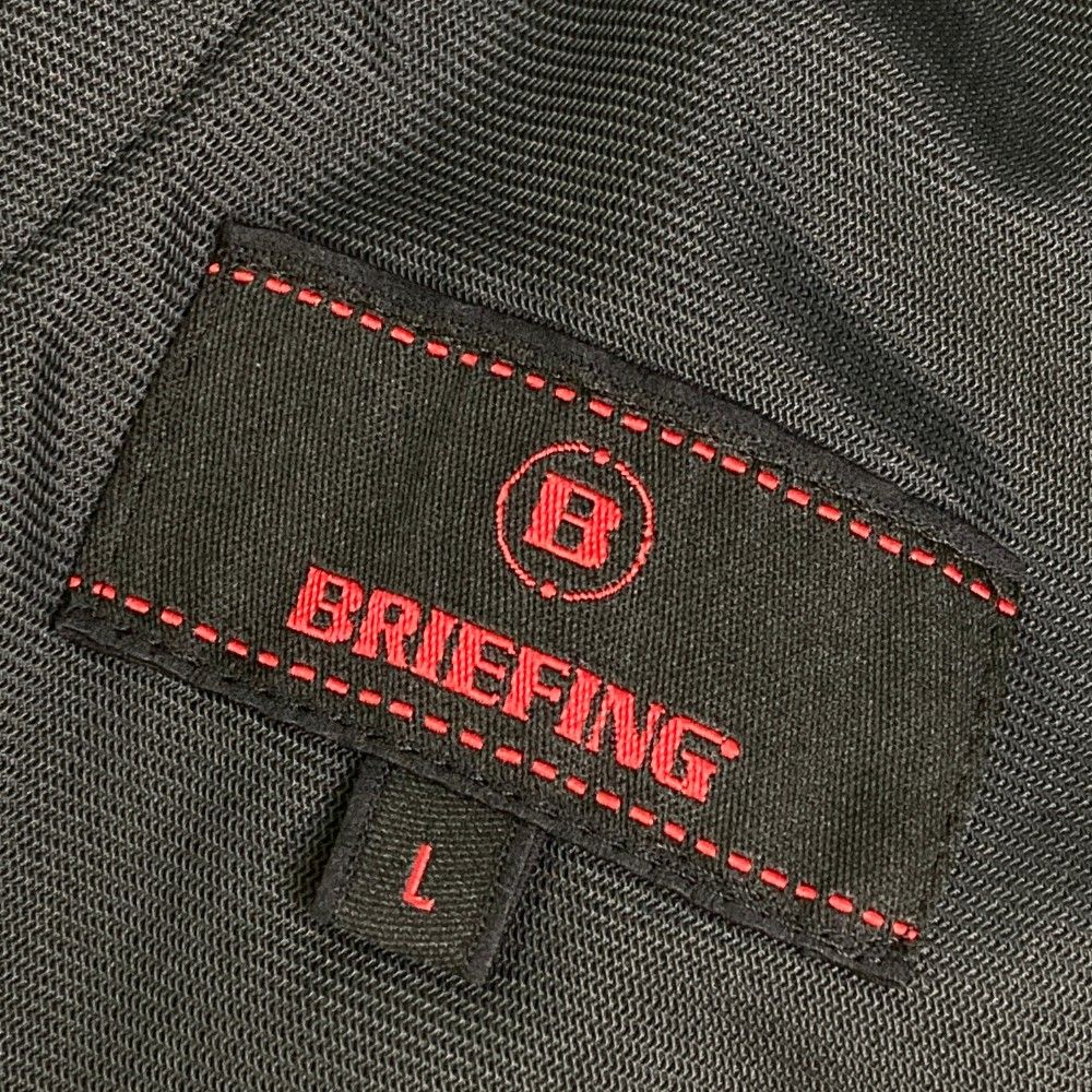 サイズ：L BRIEFING GOLF ブリーフィング  裏起毛ストレッチパンツ  ブラック系 [240101471335] ゴルフウェア メンズ ストスト サイズ：L BRIEFING GOLF ブリーフィング 裏起毛ストレッチ