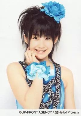 中古】生写真(ハロプロ) Berryz工房/嗣永桃子/上半身・衣装青・水色