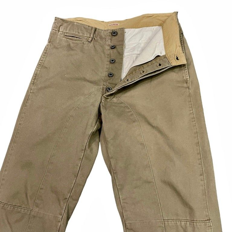 KAPITAL コットンツイルテーパードダブルニーパンツ ボトム ワーク