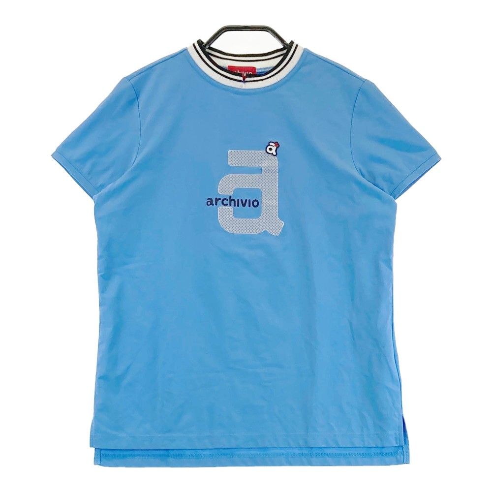 サイズ 40 ARCHIVIO アルチビオ 半袖Tシャツ ブルー系 240101431207 ゴルフウェア レディース ストスト