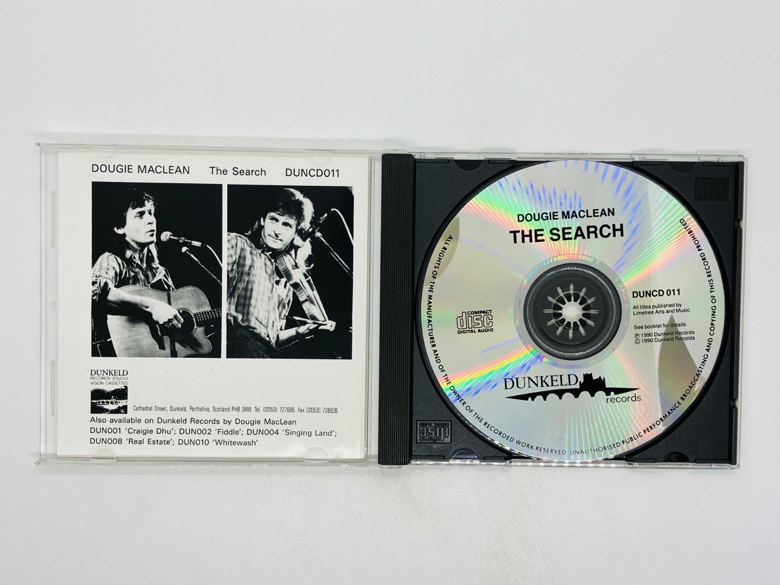 CD DOUGIE MACLEAN / THE SEARCH / ドギー・マクリーン / DUNCD011 X35