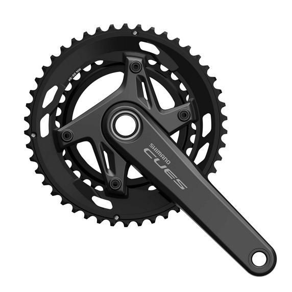 SHIMANO シマノ CUES クランクセット FC-U6030-2 2-PCS CL 47mm 172.5mm 46×32T BBパーツ|CGなし EFCU60302DX62