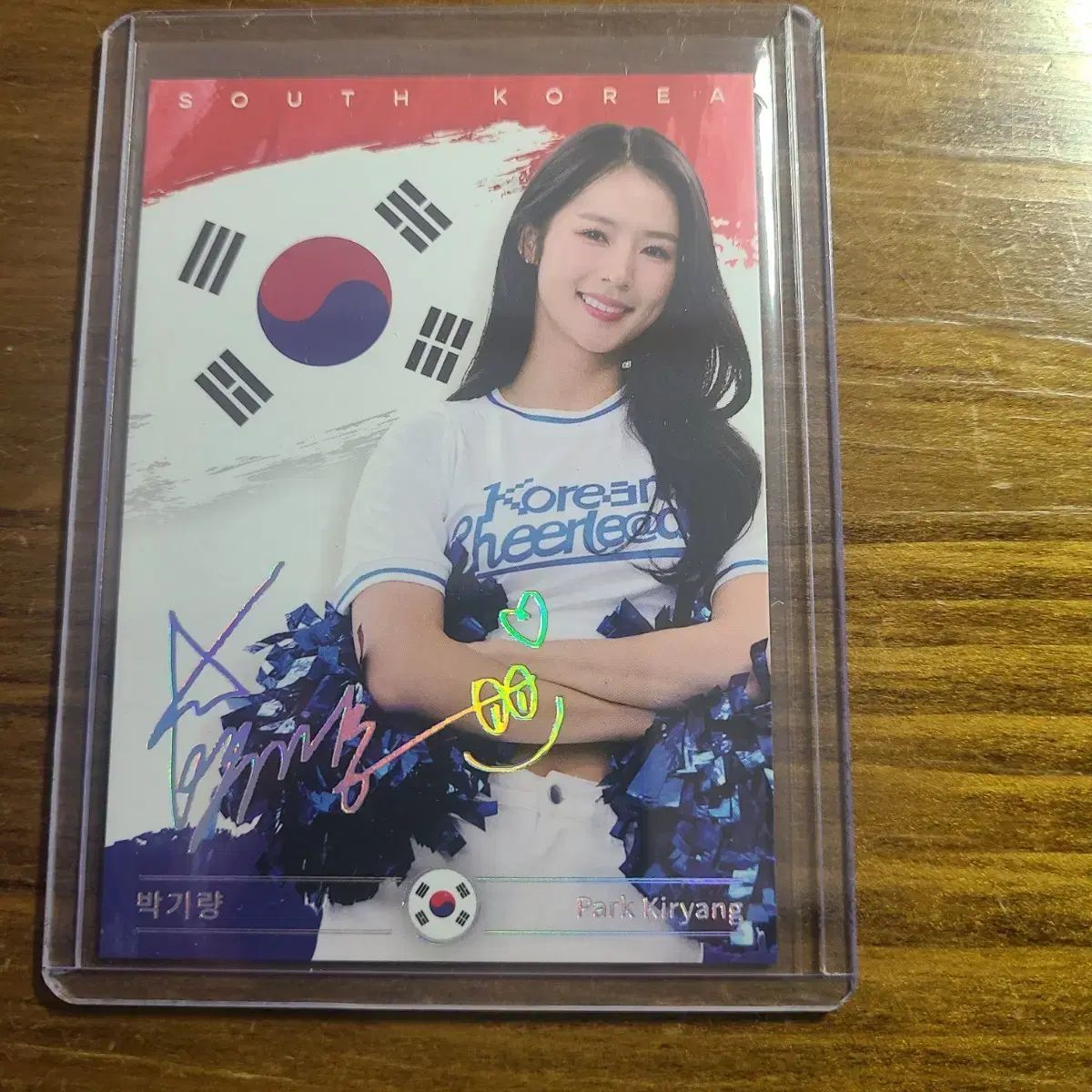 パク キリャン 15ハン 印刷サインカード