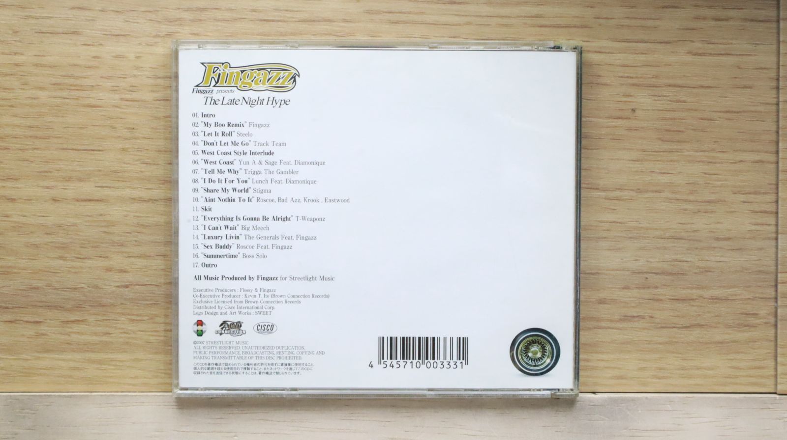 国内盤CD☆フィンガズ/Fingazz□ フィンガズ・プレゼンツ・ザ