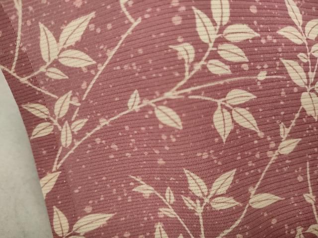 平和屋着物＊夏物 小紋 絽 枝木の実 正絹 逸品 CAAW3150ut