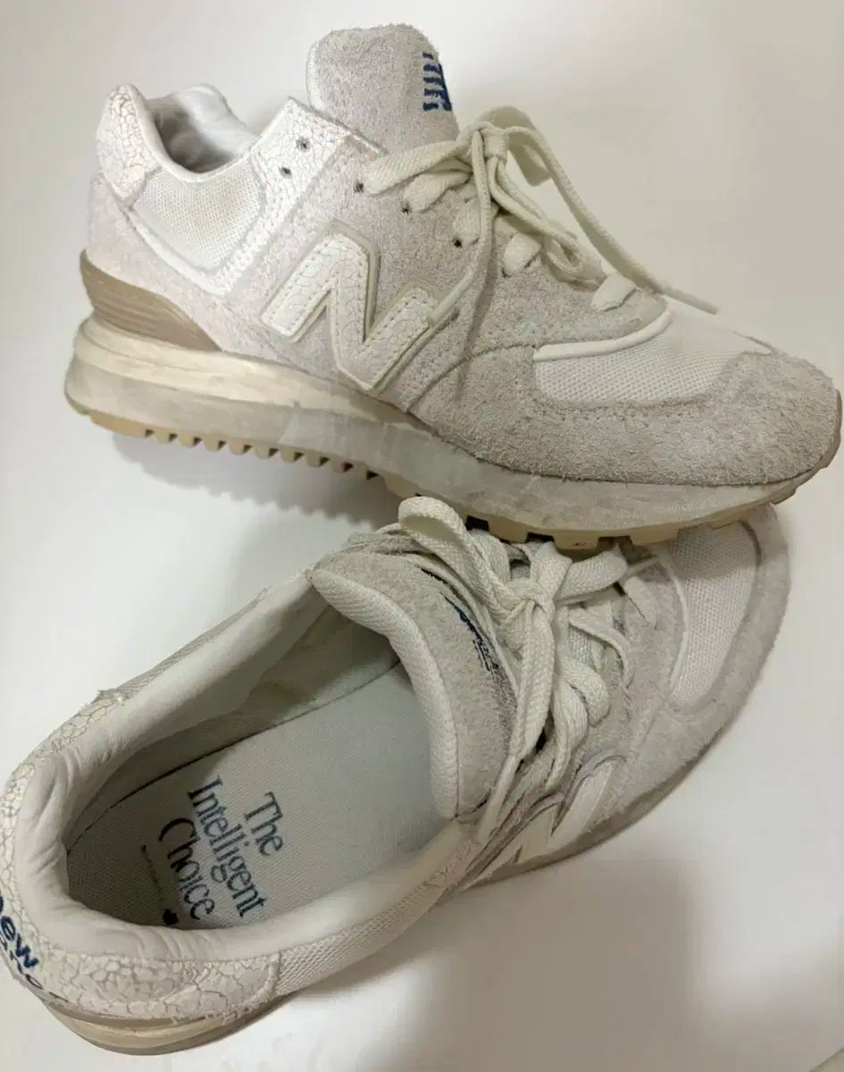 New Balance(ニューバランス) x Recto(レクト) 574 灰 クリーム レガシー 235