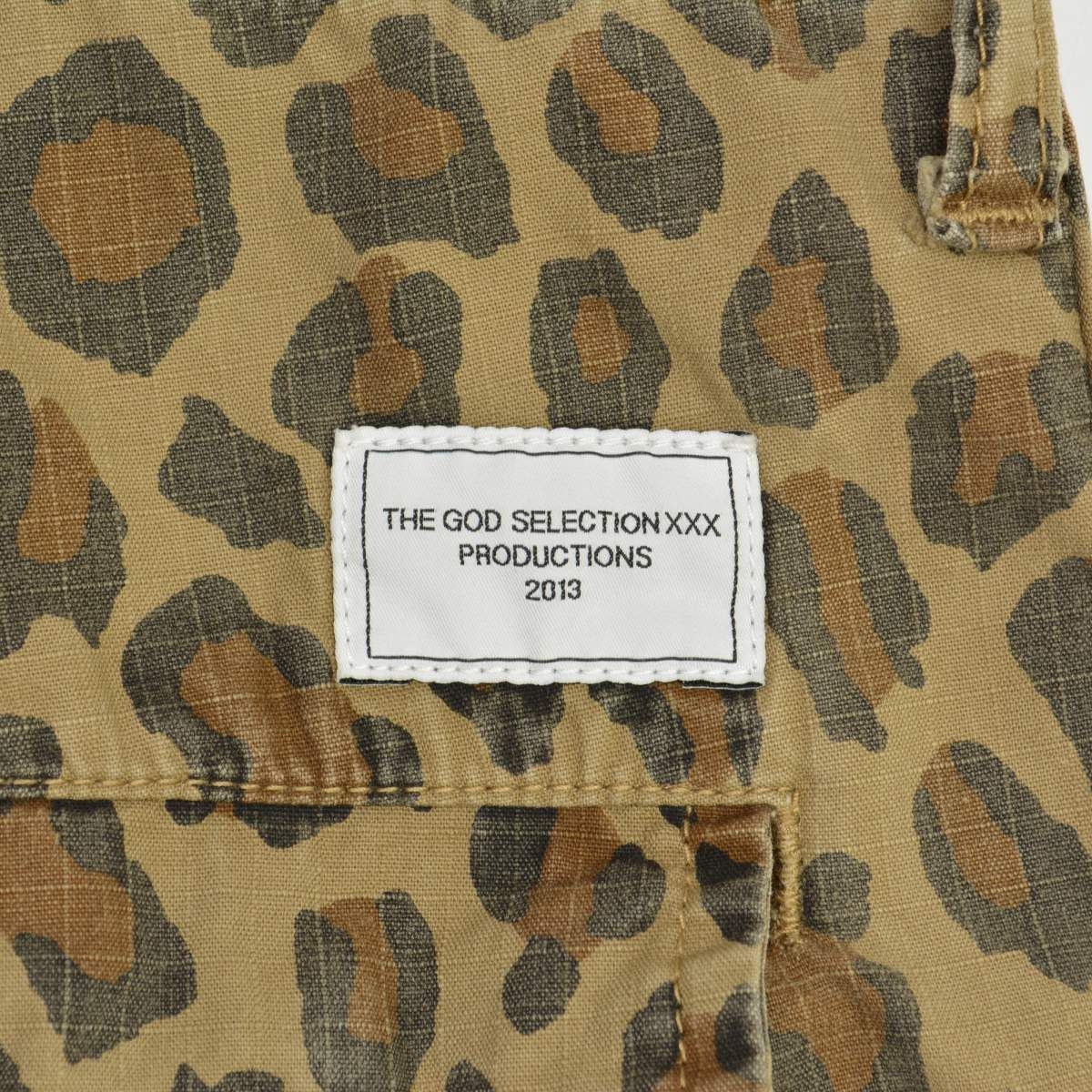 GODSELECTIONXXX】GX-A23-PT-07 CARGO PANTS LEOPARDカーゴパンツ