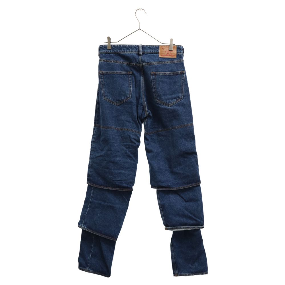 Y/PROJECT (ワイプロジェクト) レイヤードデニムパンツ インディゴ  