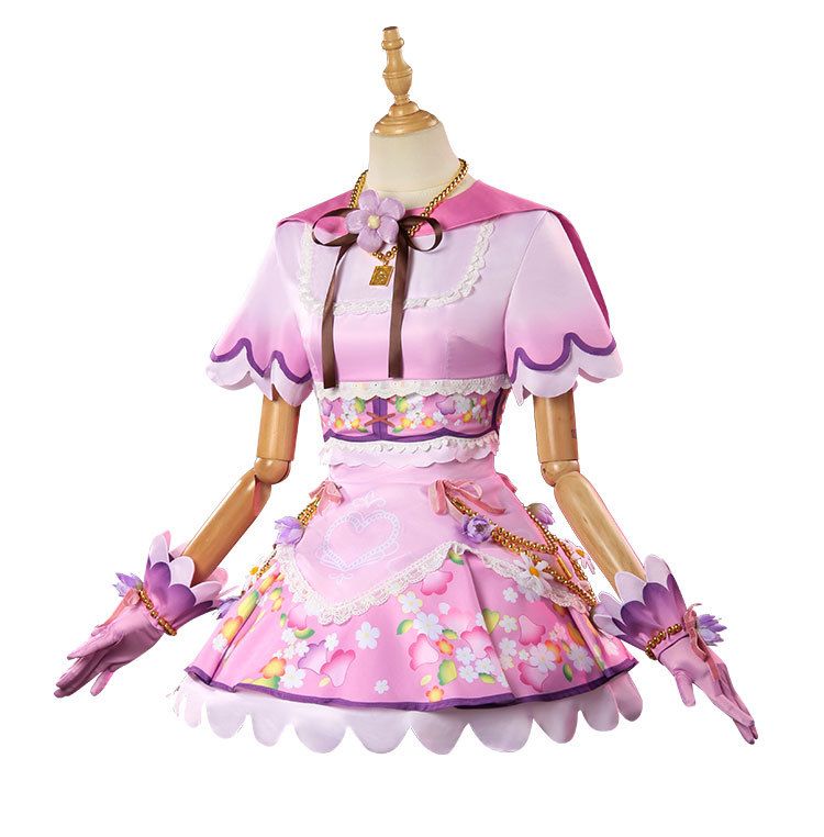 コスプレ 衣装 星宮いちご アイカツ 紫リラ風 ドレス アニメ