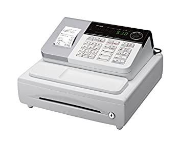 中古】 CASIO カシオ レジスター 8部門 小型ドロア SE-S30-WE ホワイト