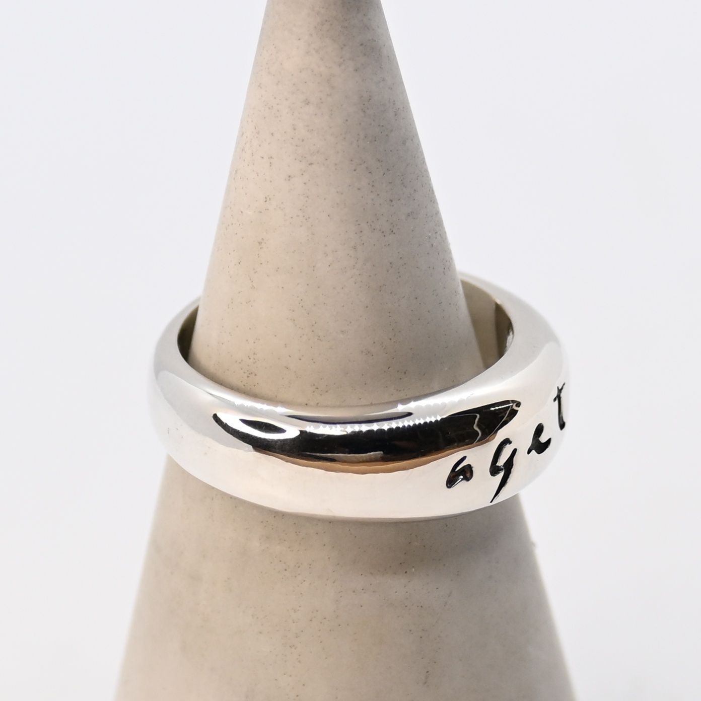 研磨済】 agete シルバー925 ロゴ リング 13号 アガット 指輪 - メルカリ
