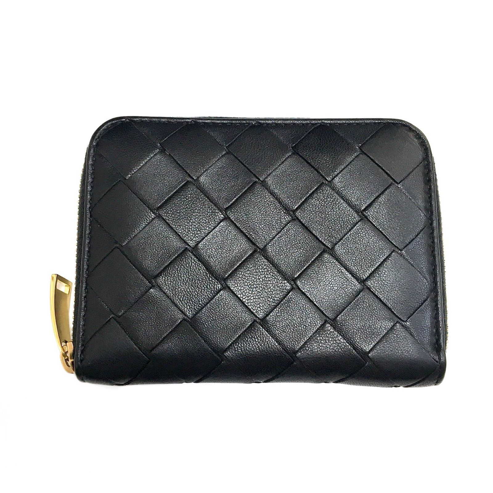 ボッテガヴェネタ コインケース ラウンドファスナー イントレチャート レザー BOTTEGA VENETA ボッテガ・ヴェネタ イントレチャート ラウンド