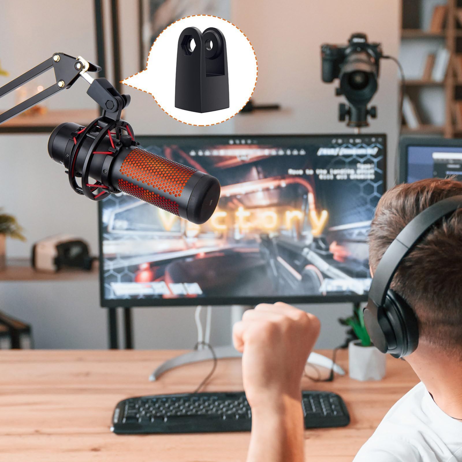 マイクマウントアダプター HyperX Quadcast用 交換用キット