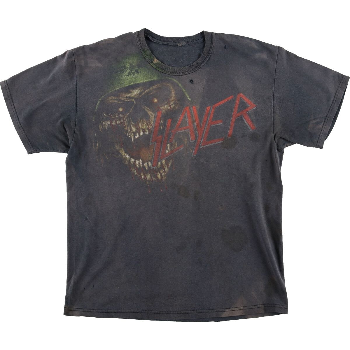古着 SLAYER スレイヤー ドクロ柄 スカル柄 バンドTシャツ バンT 