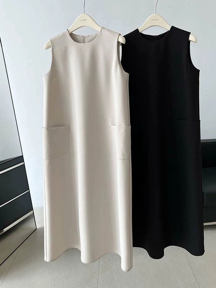 Aimer Acret エメ エクレ ノースリーブ レース ワンピース ロング丈 Aimer Acret エメ エクレ ノースリーブ レース ワンピース
