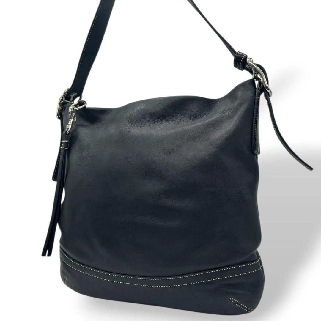 COACH レザーブラック ショルダー，ハンドバッグ斜め掛け コーチ COACH