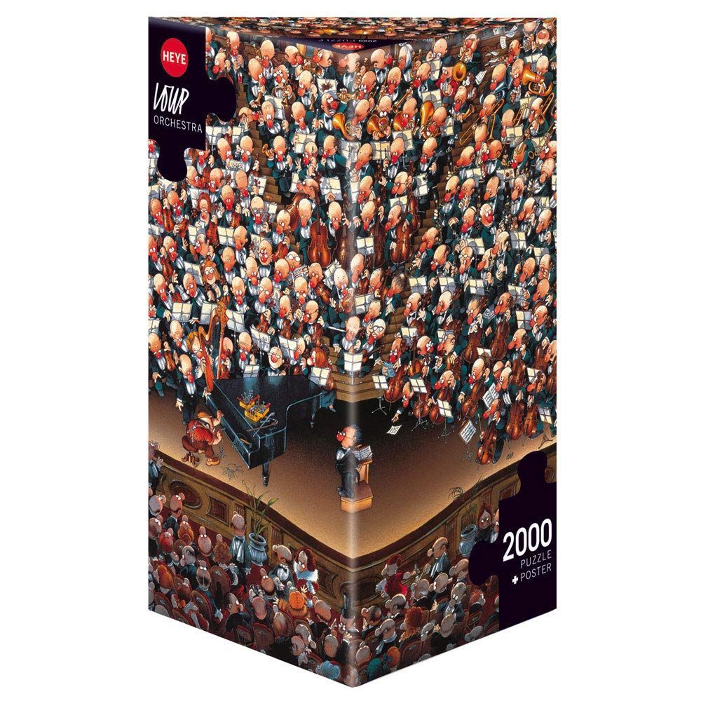 pieces) (2000 Orchestra : Loup Jean-Jacques 08660 ヘイパズル Puzzle HEYE