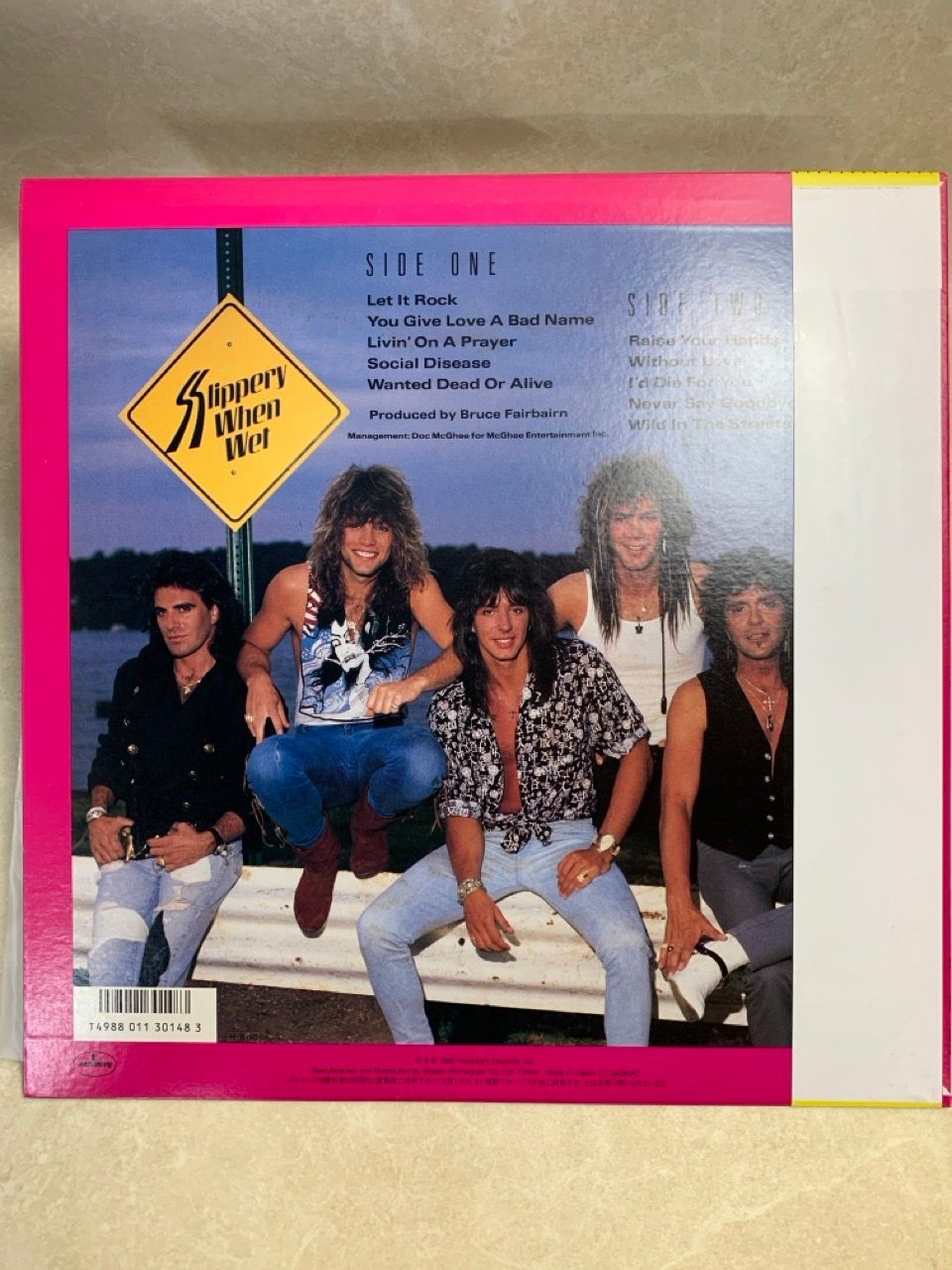 LP 帯付 BON JOVI ボン・ジョヴィ ワイルド・イン・ザ・ストリーツ