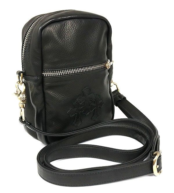 CHROME HEARTS 銀座店 クロムハーツ 新品 TAKA MINI タカミニ ショルダーバッグ 3セメタリー クロスパッチ レザー 黒  96185 - メルカリ