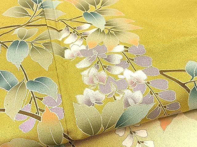 平和屋着物○結城縮 80亀甲 菱文 正絹 逸品 AAAV7132zg