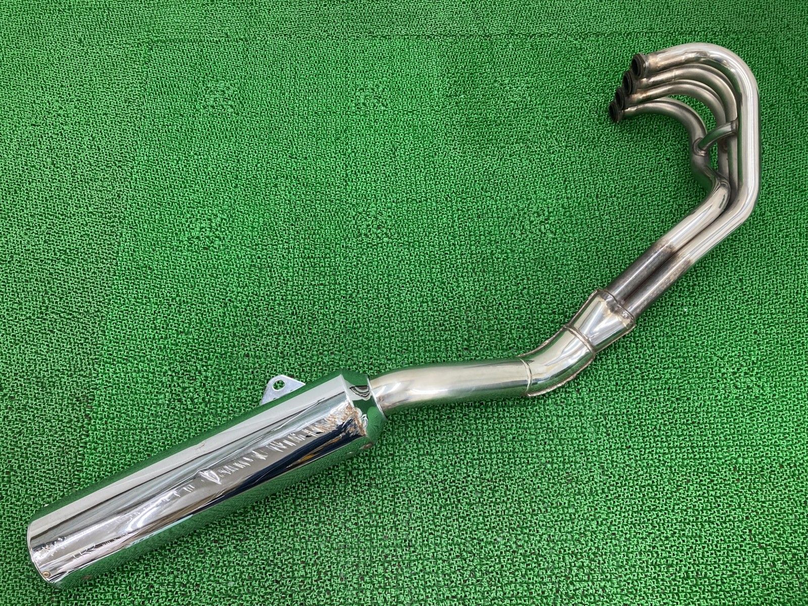 バリオスII マフラー K406 カワサキ 純正 バイク 部品 ZR250B 後期 BALIUS 機能的問題なし 品薄 車検 Genuine 【中古】 8