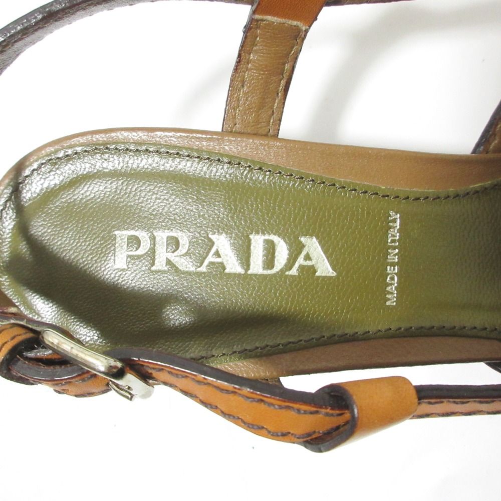 【USED】PRADA ベルトサンダル 良品 PRADA プラダ ベルトデザイン スエード ストラップ