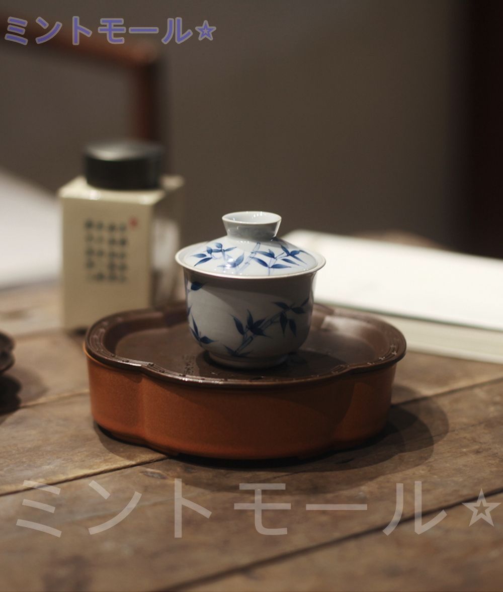 茶道具 瑞昌窯 柳昌坤 高麗三島 茶碗 共箱 H1506