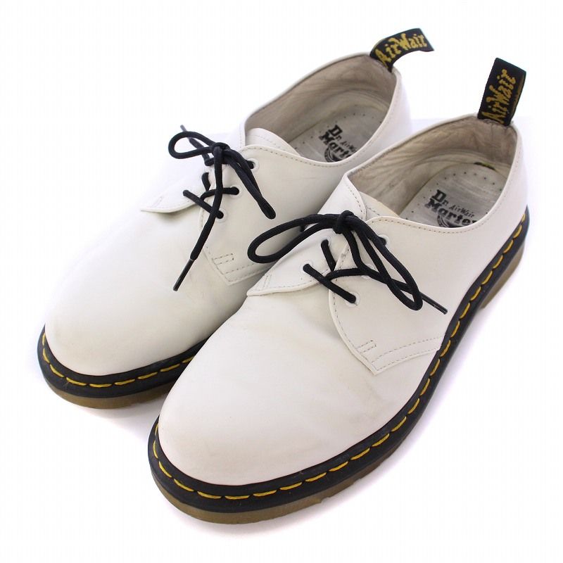 ドクターマーチン　1461 MONO　レザー3ホールシューズ　オールホワイト　白 Dr.Martens ドクターマーチン 1461 3 ホール シューズ（ドレス