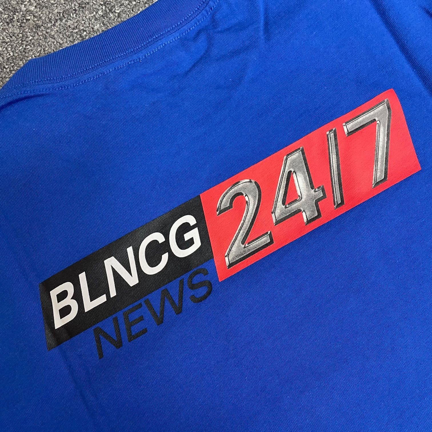 国内正規 BALENCIAGA 20AW NEWS Logo Tee ニュース ロゴ Tシャツ ...