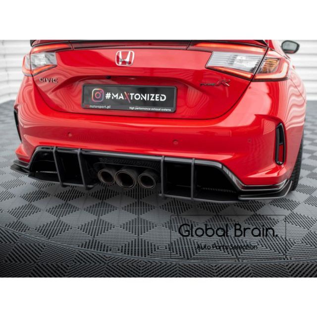 ホンダシビック タイプR FL5 リア センター ディフューザー フィン+