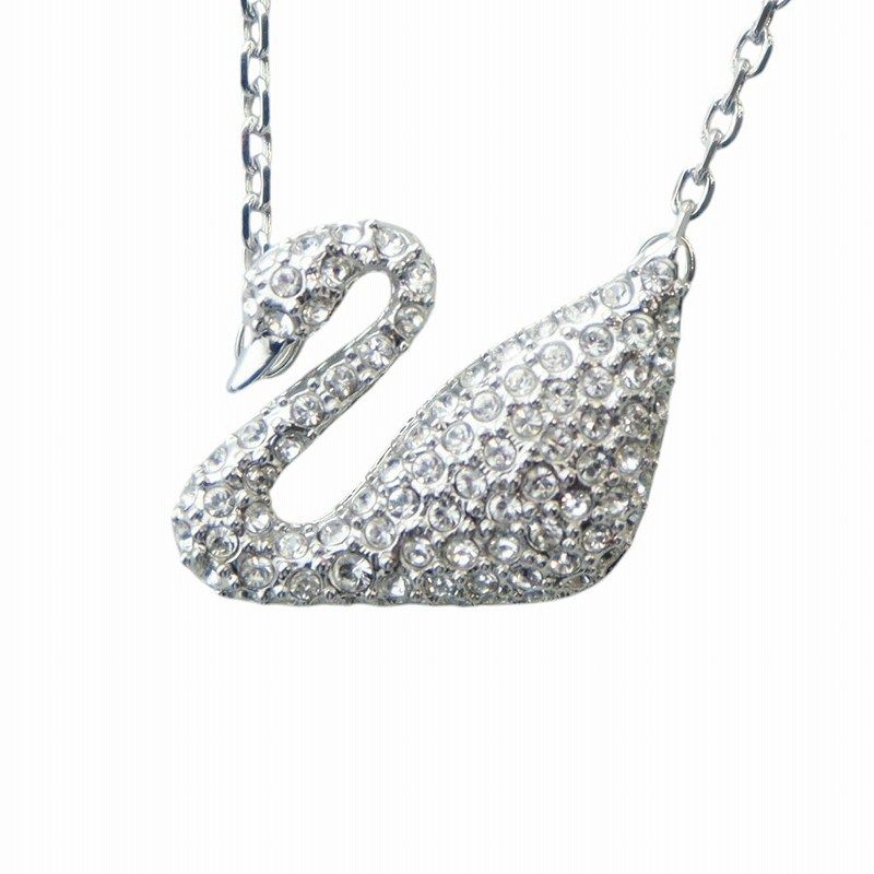 スワロフスキー SWAROVSKI ネックレス スワン ラインストーン