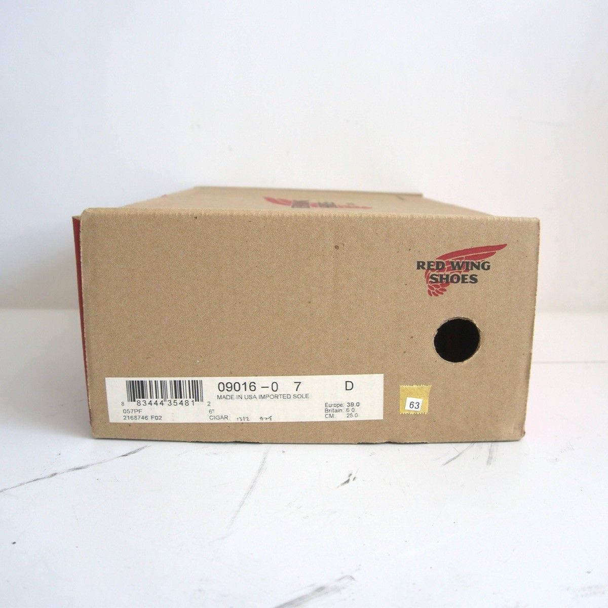  REDWING 9016 BECKMAN ROUND BOOTS CIGAR US 7 ベックマン ラウンド ブーツ シガー レッドウィング ワークブーツ ブーツ 革靴