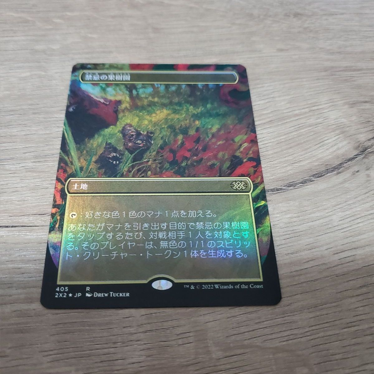 MTG 禁忌の果樹園 ボーダレス foil - ☆スピードスター☆トレカと