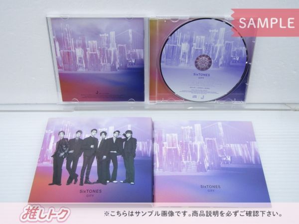 SixTONES CD 3点セット CITY 初回盤A(CD+BD)/B(CD+BD)/通常盤