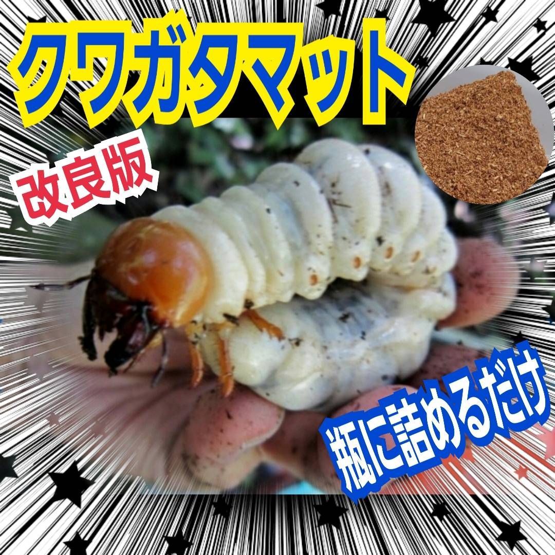 クワガタ幼虫専用!菌床粉砕マット☆瓶に詰めるだけ!オオクワ クワガタ幼虫専用!菌床粉砕マット☆瓶に詰めるだけ!オオクワ