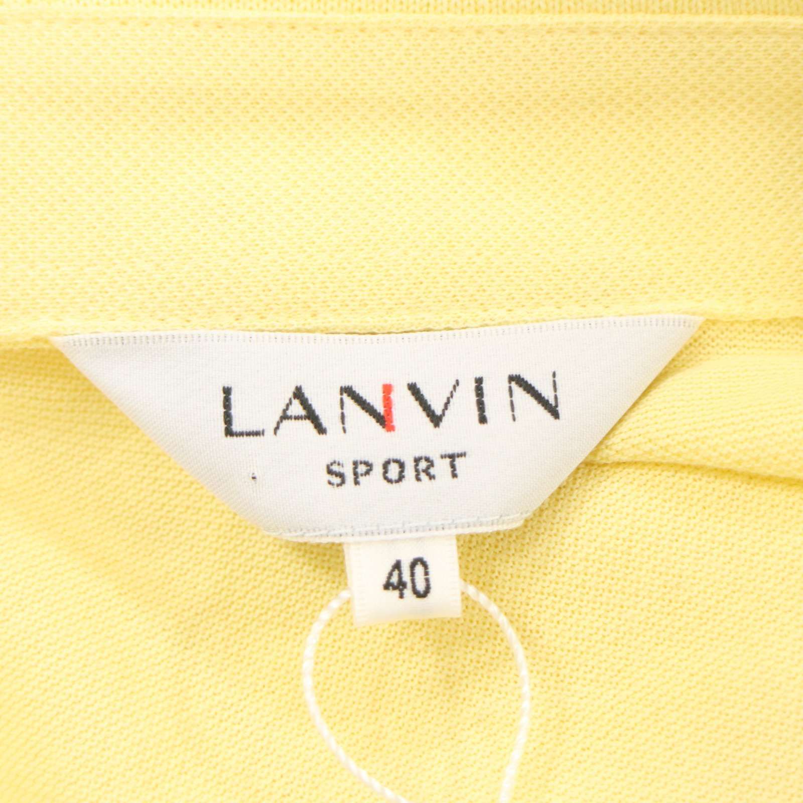 【新品 未使用】 LANVIN SPORT ランバン スポーツ ゴルフ 春夏 MOTION 3D★ 半袖 鹿の子 ポロシャツ Sz.40 メンズ 定価1.8万 新品 未使用】 LANVIN SPORT ランバン スポーツ ゴルフ 春夏