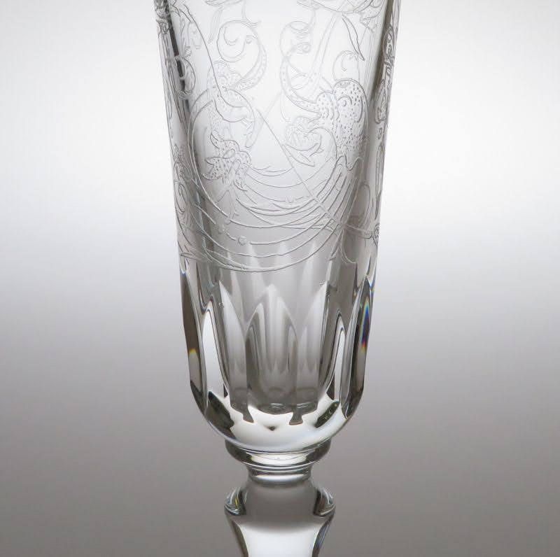 バカラ シャンパングラス ○ パルメ シャンパンフルート 17cm