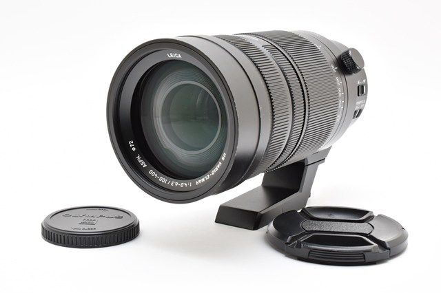 並品 Panasonic LUMIX LEICA DG VARIO-ELMAR 100-400mm F4.0-6.3 ASPH. | POWER O.I.S.｜マイクロフォーサーズ対応超望遠ズーム｜塗装はがれ 擦り傷多め｜動作良好の実用品